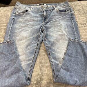 Women's Size 10 Blue Denim Jeans By Joe Fresh Boyfriend Style